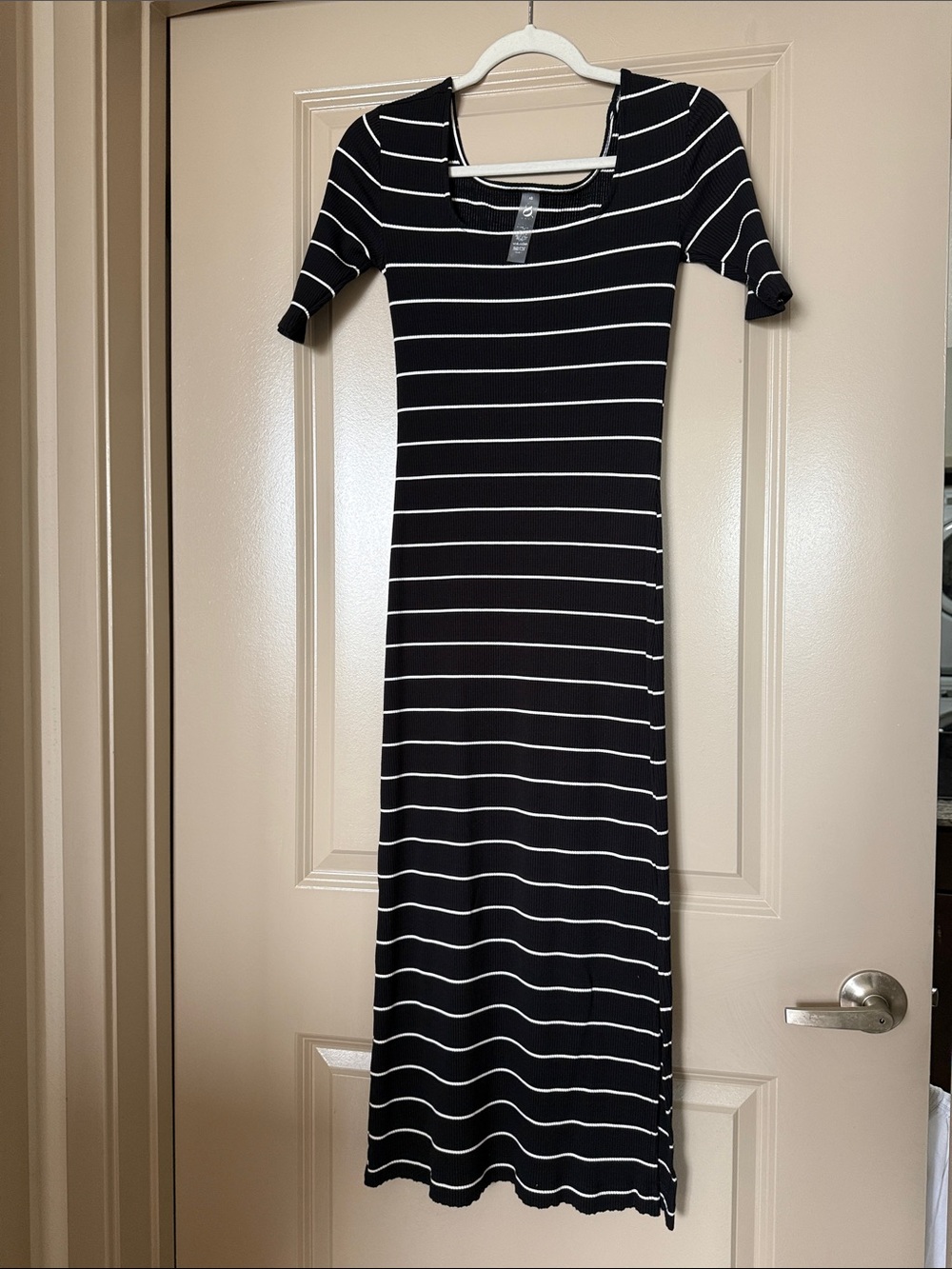 Lou and Grey Striped Black and White Maxi Dress